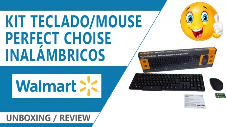 KIT TECLADO INALÁMBRICO CON MOUSE PERFECT CHOISE | COMPRA EN WALMART 2022 | UNBOXING